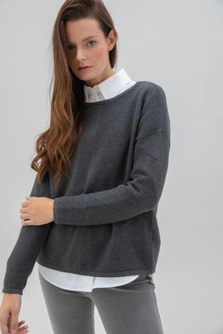 Marble Fashions Boatneck Sweater