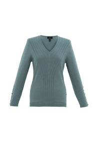 Marble Fashions Ribbed Detail Knit