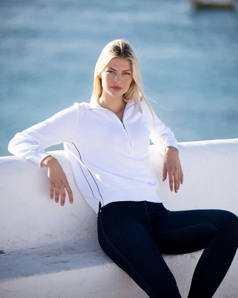 Marble Fashions Zip Sweater