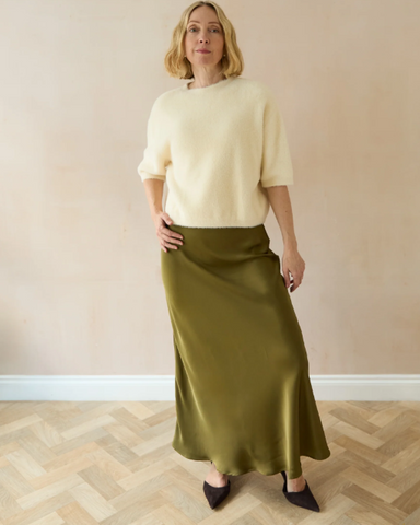 Chalk Mai Fluffy Knit Top - Ivory