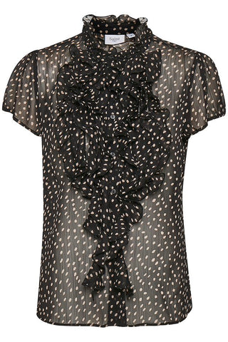 Saint Tropez Lilja Dot Print Blouse