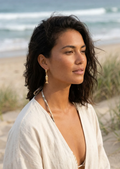 Envy Articulated Fish Charm Drop Earrings - Gold