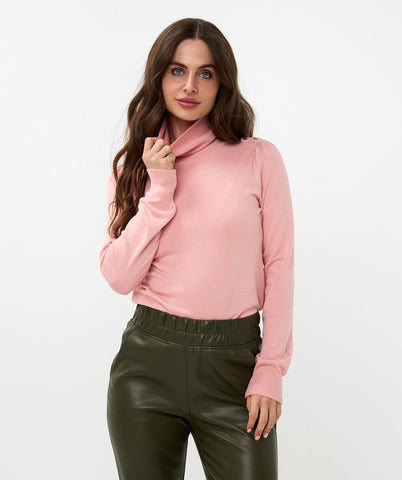 EsQualo Button Shoulder Jumper