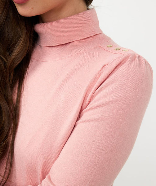 EsQualo Button Shoulder Jumper