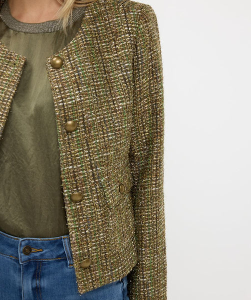 EsQualo Green Tweed Jacket