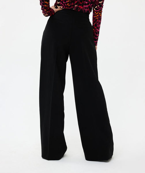 EsQualo High Waist Wide Leg Trousers