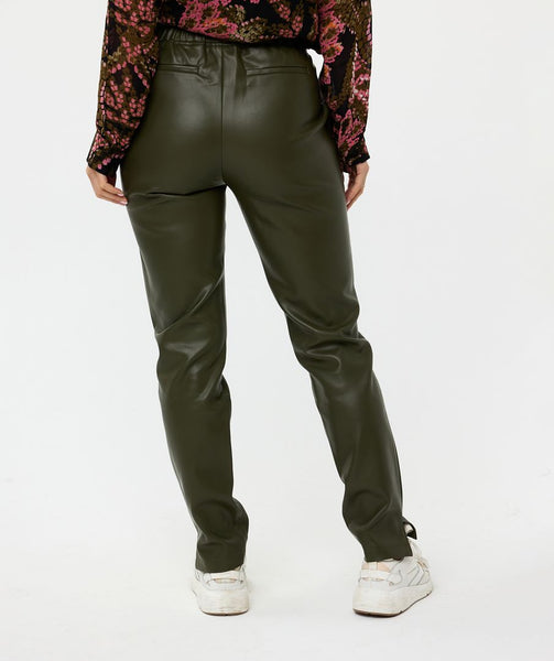 EsQualo Vegan Leather Treggings