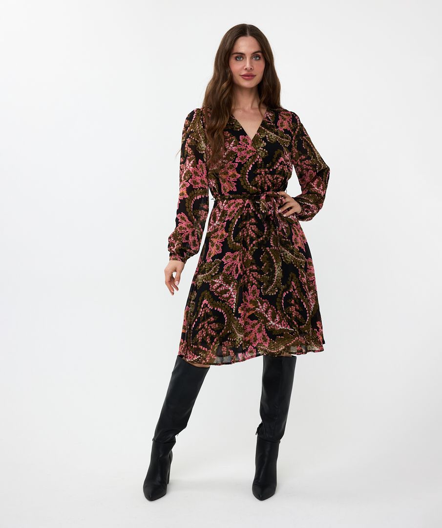 EsQualo Floral Print Dress