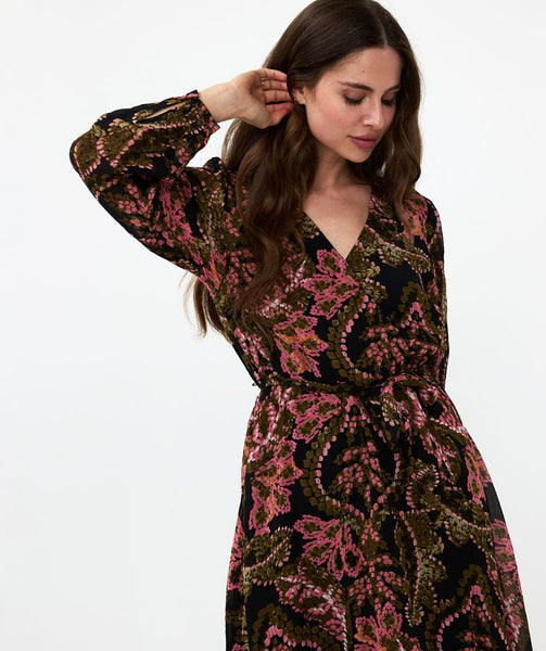 EsQualo Floral Print Dress