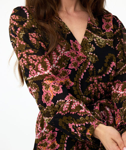 EsQualo Floral Print Dress