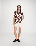 Grace & Mila Veil Graphic Print Short Sleeve Shirt