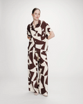 Grace & Mila Veni Graphic Print Wide Leg Trousers