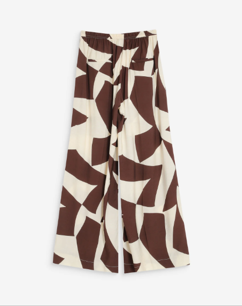 Grace & Mila Veni Graphic Print Wide Leg Trousers