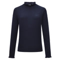 HV Society Lanza Frill Neck Knit Jumper - Navy