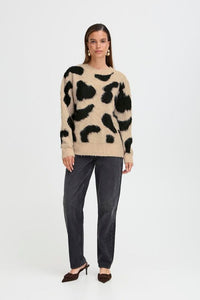 B.Young Minyax Animal Print Jumper