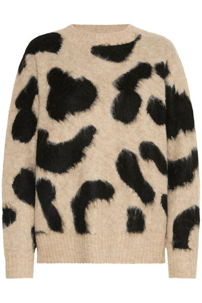 B.Young Minyax Animal Print Jumper