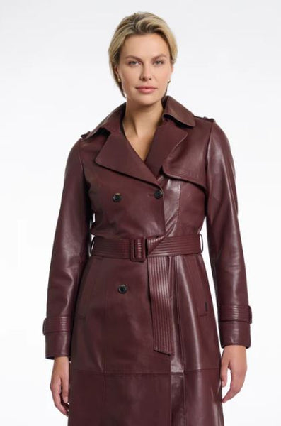 Rino & Pelle Irene Lamb Leather Trench Coat
