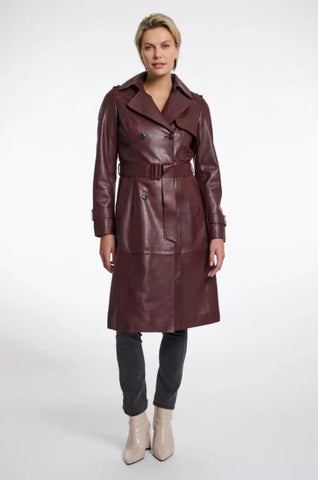 Rino & Pelle Irene Lamb Leather Trench Coat