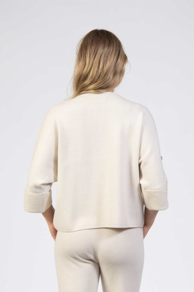 Jessica Graaf Batwing Button Sleeve Knit Jumper