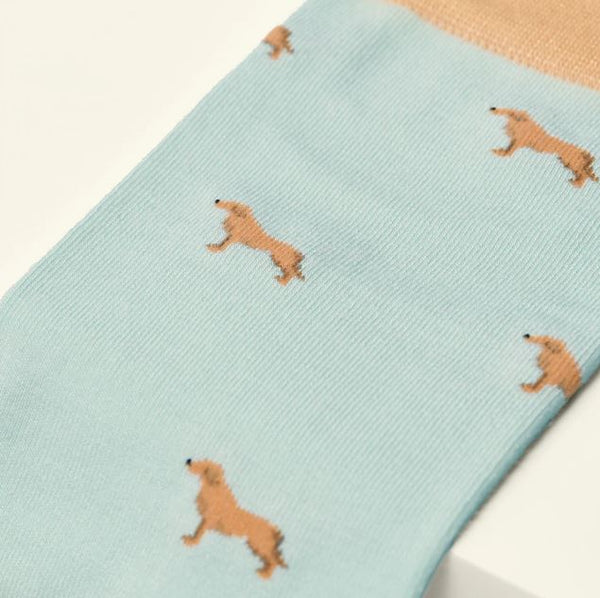 Kosi London Bamboo Socks - Golden Labrador