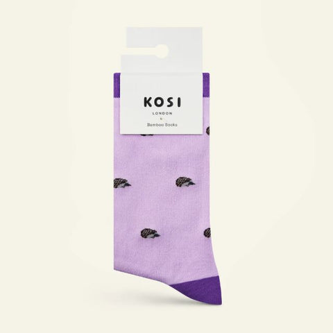 Kosi London Bamboo Socks - Hedgehog