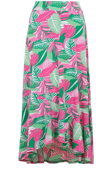Marble Fashions Tropical Print Skirt