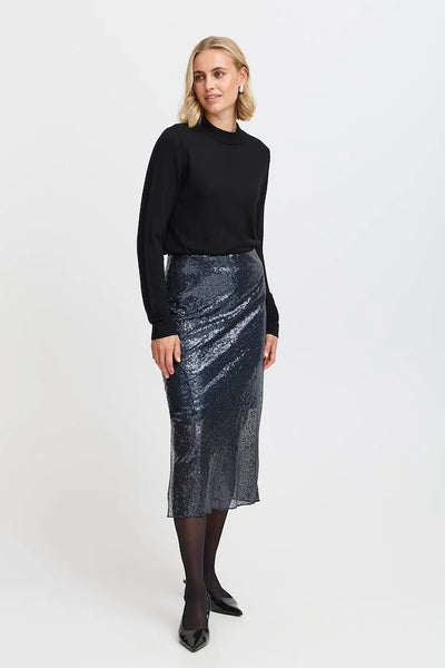 Fransa Cosima Sequin Skirt