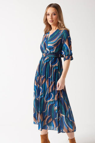 Kate & Pippa Positano Pleated Dress