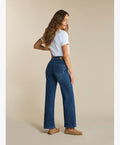 Red Button Colette Wide Leg Jeans - L31 - Darkstone Used