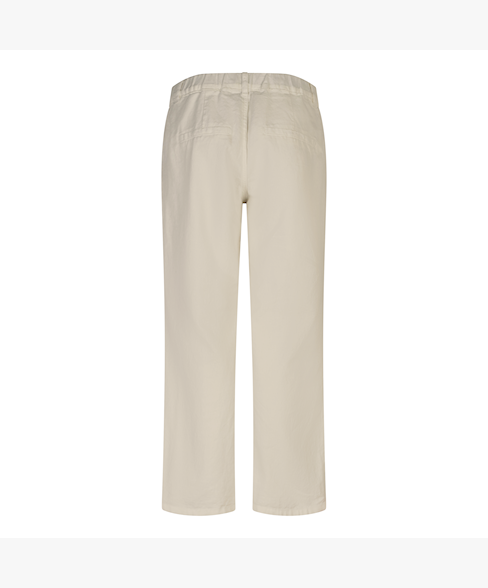 Red Button Conny Linen Cotton Wide Leg Trousers - Oatmeal
