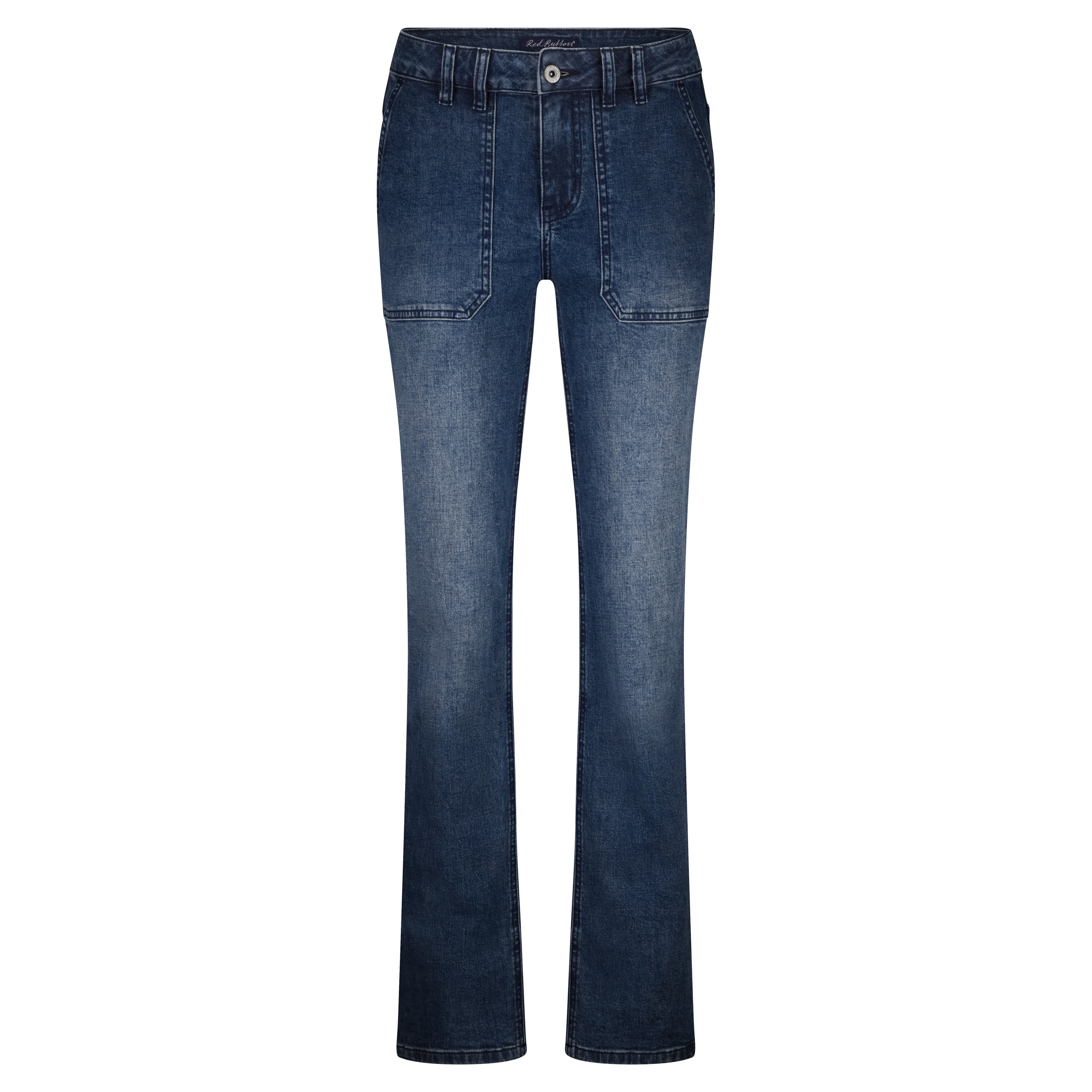 Red Button Jana Stonewash Straight Leg Jeans
