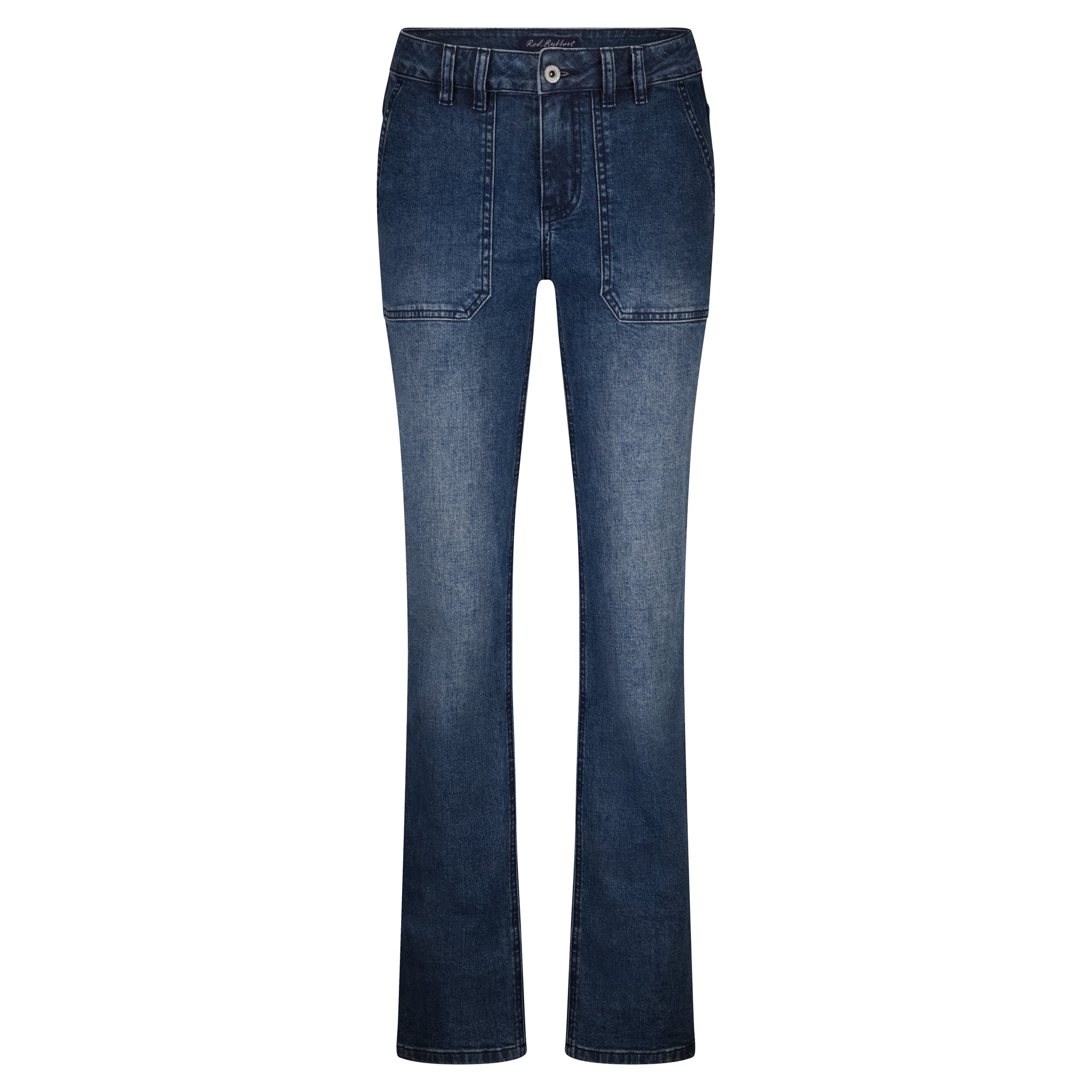 Red Button Jana Stonewash Straight Leg Jeans