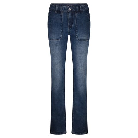 Red Button Jana Stonewash Straight Leg Jeans