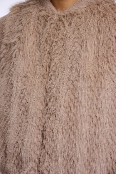 Rino & Pelle Alvita Faux Fur Feather Gilet