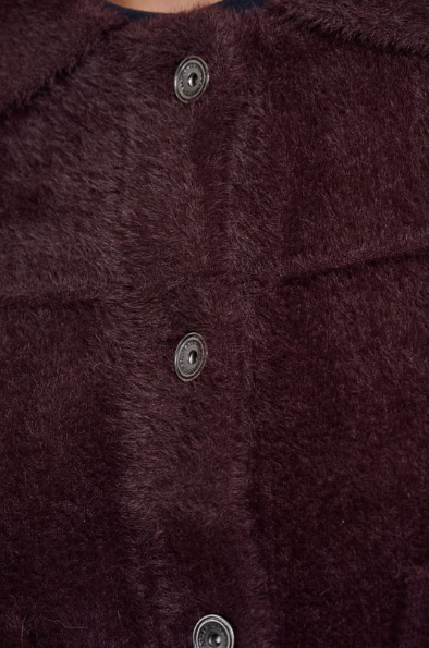 Rino & Pelle Bubbly Boxy Short Knitted Jacket - Fig
