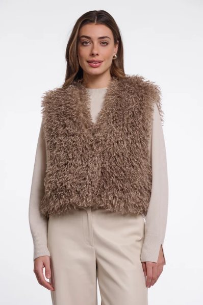 Rino & Pelle Sensy Fluffy Faux Fur Gilet