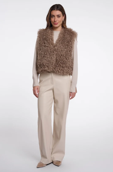 Rino & Pelle Sensy Fluffy Faux Fur Gilet