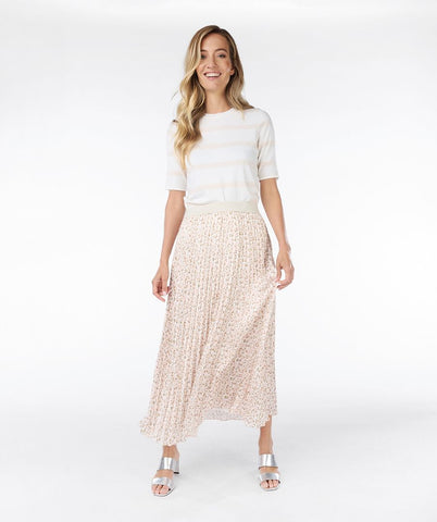 EsQualo Animal Print Skirt