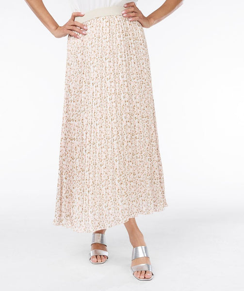 EsQualo Animal Print Skirt