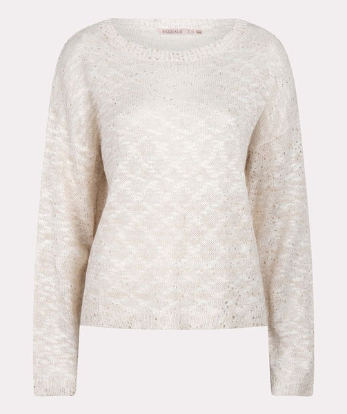 Esqualo Gold Coated Knitted Sweater