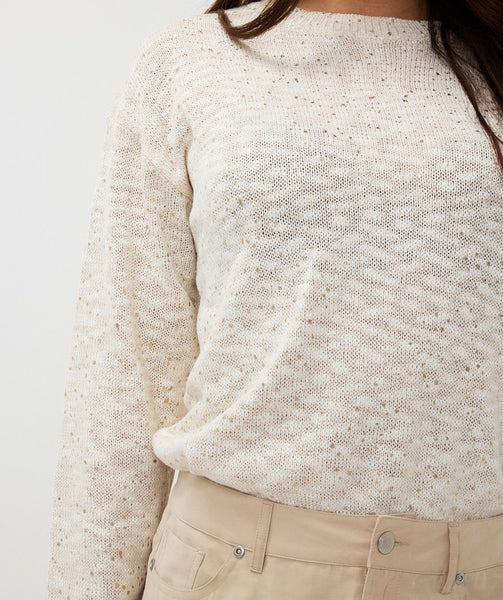 Esqualo Gold Coated Knitted Sweater