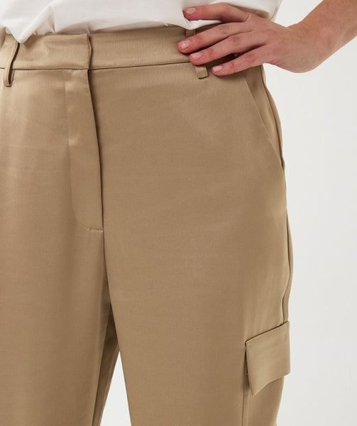 Esqualo Satin Cargo Trouser