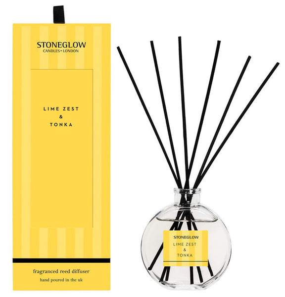 Stoneglow Lime Zest and Tonka Reed Diffuser