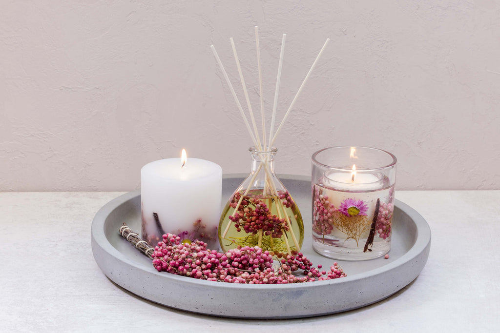 Stoneglow Nature's Gift Pink Pepper Flowers Reed Diffuser