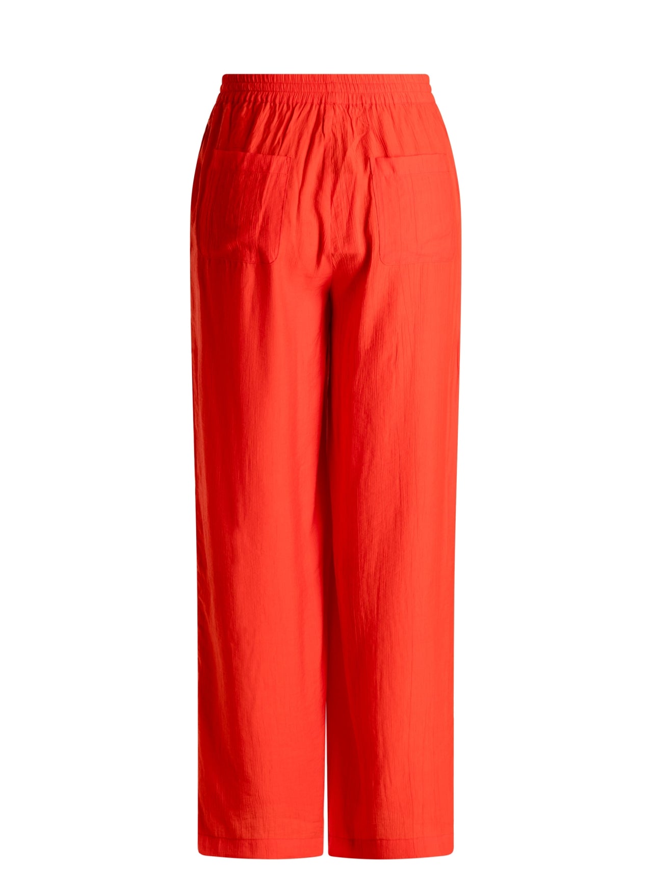 Yest Martha Crinkle Wide Leg Drawstring Trousers